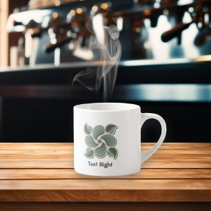 Taza De Espresso Teja de decó 2