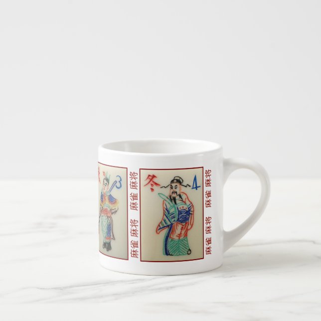 Taza De Espresso Tejido Expresso con azulejos de temporada (Derecha)