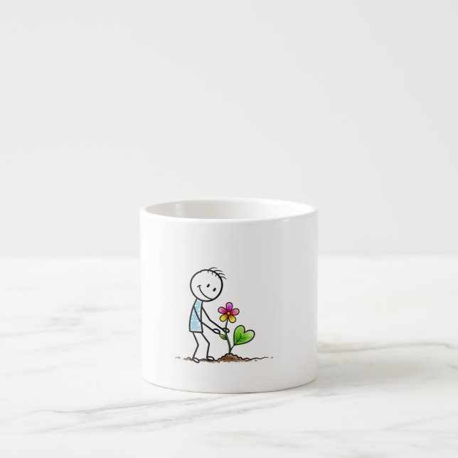 Taza De Espresso Tender Care de Natasha Us (Frente)