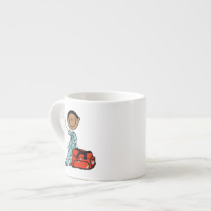 Taza De Espresso Terapeuta Respiratorio Masculino o EMT