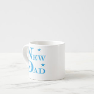Taza De Espresso Texto azul Nuevos regalos para papá
