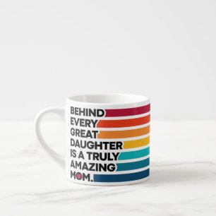 Taza De Espresso Texto de la expresión de diseño personalizado para