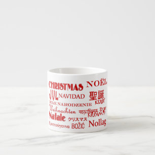 Taza De Espresso Textos del navidad