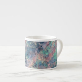 Taza De Espresso Textura azul de atardecer en ruinas