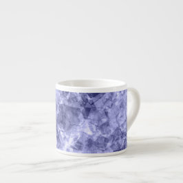 Taza De Espresso Textura cruzada azul oscuro