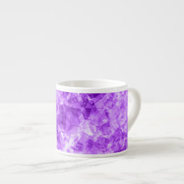 Taza De Espresso Textura cruzada púrpura