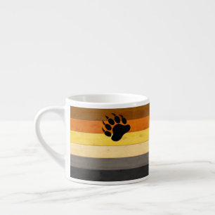 Taza De Espresso textura de suelo de madera de la bandera del Orgul