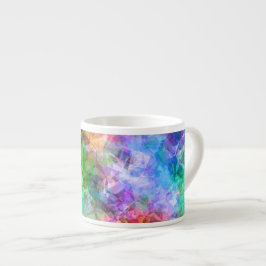 Taza De Espresso Textura en bruto colorida