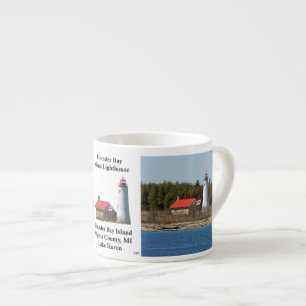 Taza De Espresso Thunder Bay Island Light espresso mug