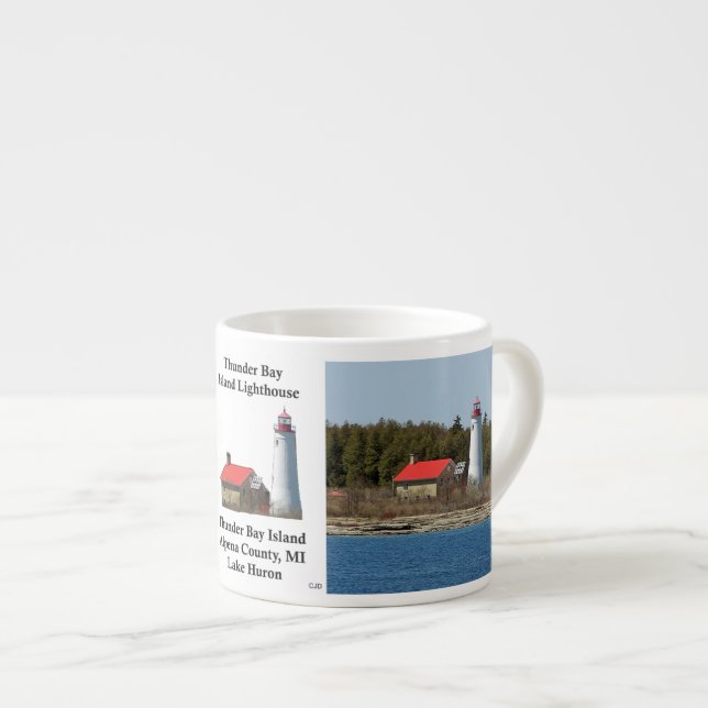 Taza De Espresso Thunder Bay Island Light espresso mug (Derecha)
