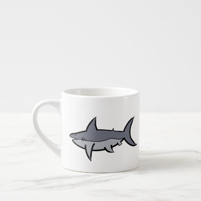 Taza De Espresso Tiburones (Izquierda)