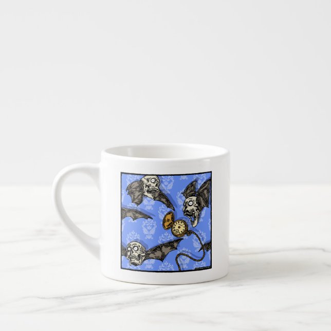 Taza De Espresso Tiempo Para Los Bats De Calavera - La Pesadilla De (Izquierda)