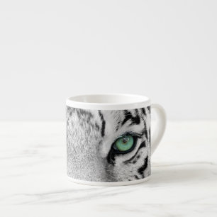 Taza De Espresso Tigre blanco