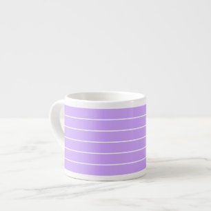 Taza De Espresso Tiras de lavanda TIPOS ESPRESSO DE 6 oz