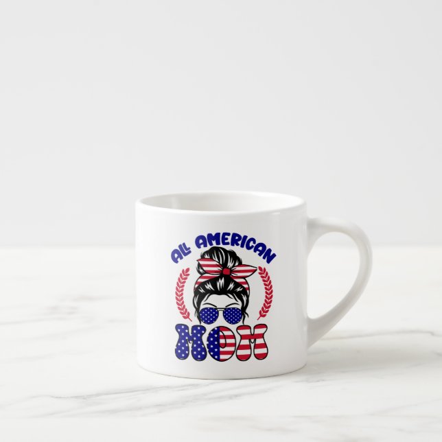 Taza De Espresso Toda la Mamá Americana (Derecha)