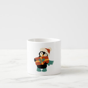 Taza De Espresso Todo lo que quiero de los Navidades pingüino vinta
