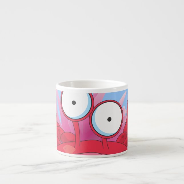 Taza De Espresso Tony el Cangrejo (Frente)