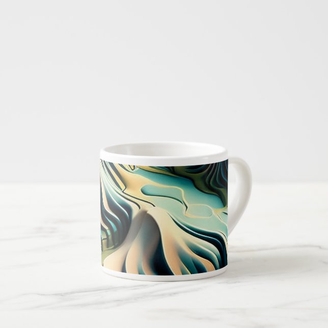 Taza De Espresso Topographic Currents (Derecha)