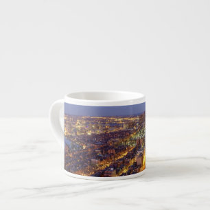 Taza De Espresso Torre céntrica de Boston y de Hancock