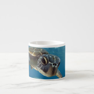Taza De Espresso Tortuga de mar verde hawaiana