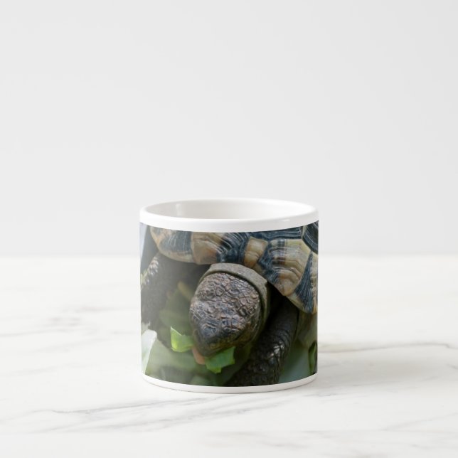 Taza De Espresso Tortuga linda (Frente)