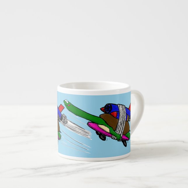 Taza De Espresso Tortuga voladora (Derecha)