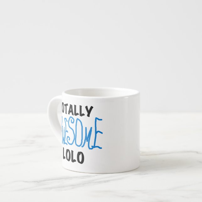 Taza De Espresso Totalmente alucinante Regalos Azules Lolo (Izquierda)