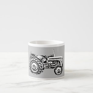 Taza De Espresso Tractor de fergison Gray Massey Vintage Giant Café