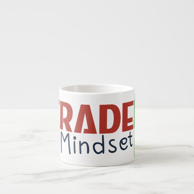Taza De Espresso Trader Mindset – Discipline, Focus, Trading Psycho (Frente)