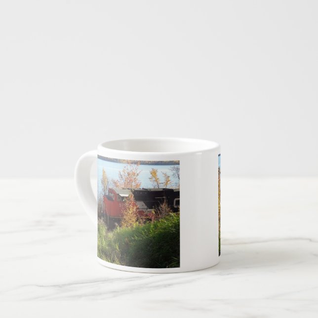 Taza De Espresso Tren de otoño (Izquierda)