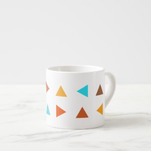 Taza De Espresso Triángulos coloridos