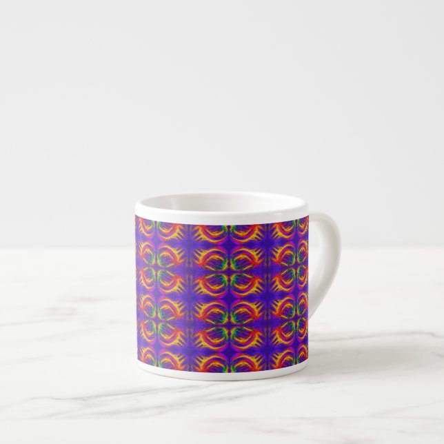 Taza De Espresso Tribal Fiery (Derecha)
