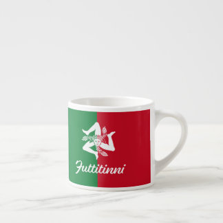 Taza De Espresso Trinacria siciliana y Futtitinina