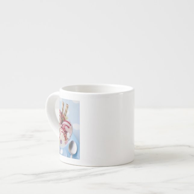 Taza De Espresso Trío del helado y del helado dulce (Izquierda)