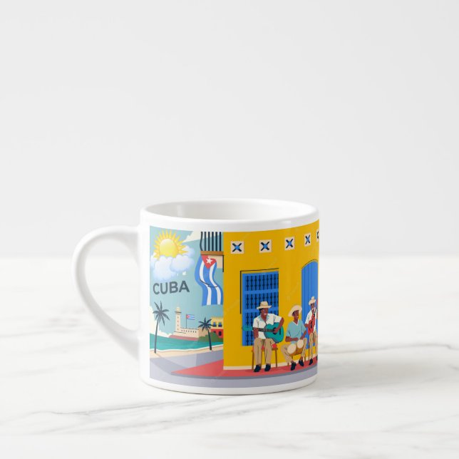 Taza De Espresso Trios de Cuba (Izquierda)