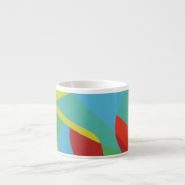 Taza De Espresso Tropical Bold Shapes Espresso Mug