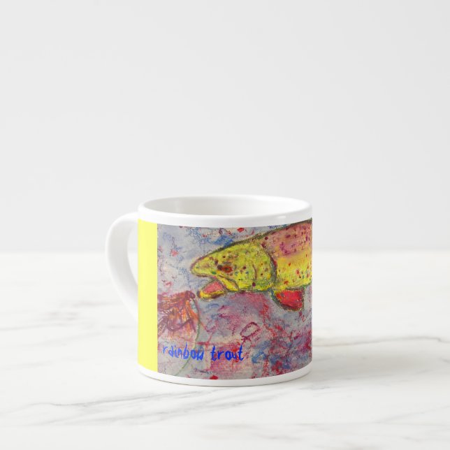 Taza De Espresso trucha arco iris (Izquierda)