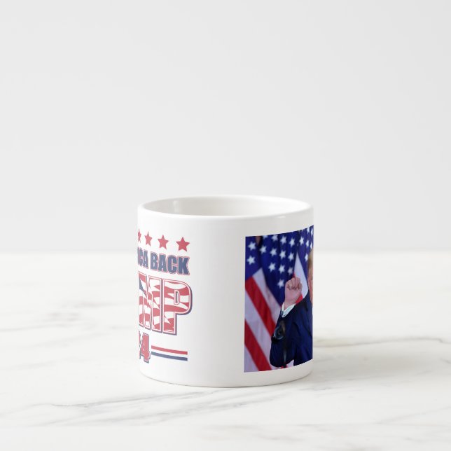 Taza De Espresso Trump 2024: Recuperar a Estados Unidos (Frente)