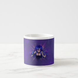 Taza De Espresso TSDS: Arte de portada del libro Queen Irana Delphi