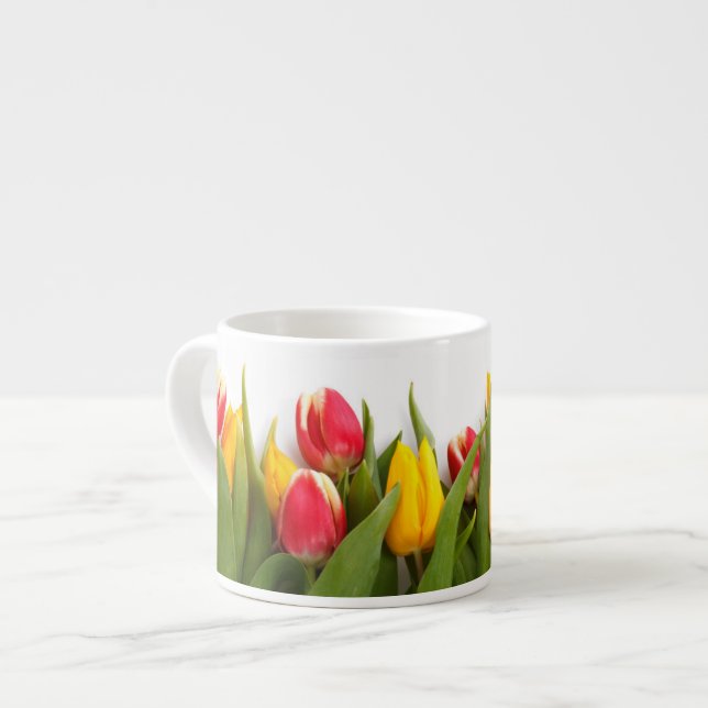 Taza De Espresso Tulip Garden Espresso Mug (Izquierda)