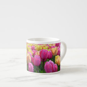 Taza De Espresso Tulipanes de primavera