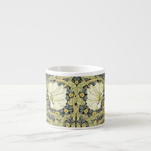 Taza De Espresso Tulipanes Pimpernel Arte Botánico de William Morri