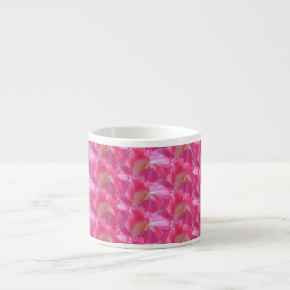 Taza De Espresso Tulipanes rosados fritos - Diseño floral moderno