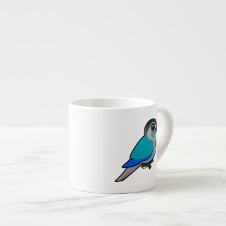 Taza De Espresso Turquesa Conure Verde-cheeked