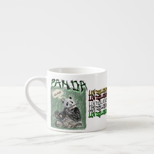 Taza De Espresso Uh-Eh Panda (Izquierda)