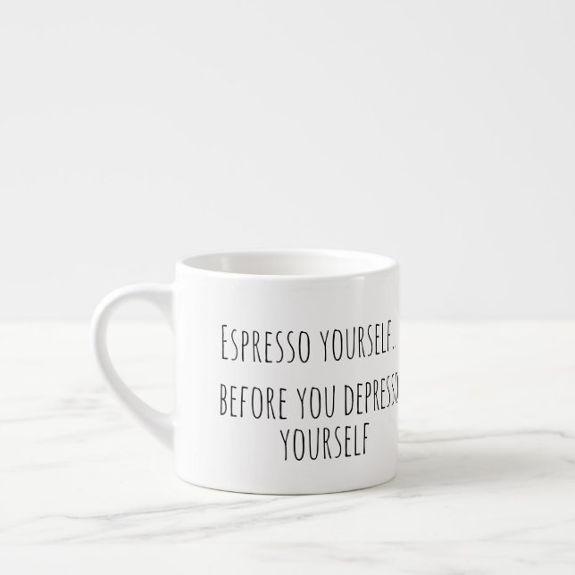 Taza De Espresso Un café humorístico (Izquierda)