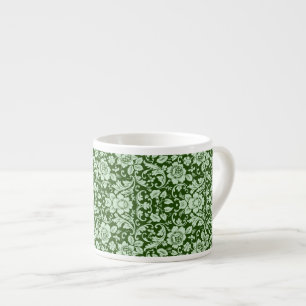 Taza De Espresso Un damasco floral antiguo