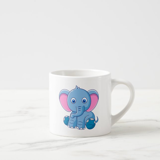 Taza De Espresso Un elefante pequeño (Derecha)