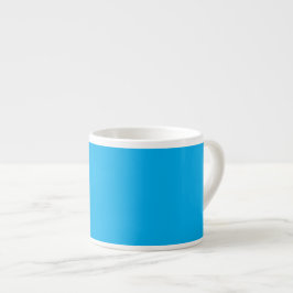 Taza De Espresso Un fondo azul sólido vibrante llena el marco