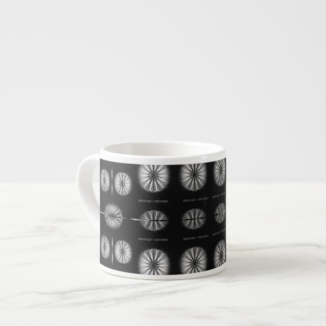 Taza De Espresso Un montón - B&W Demitasse (Izquierda)